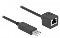 DeLOCK 64165 seriële kabel Zwart 2 m USB Type-A