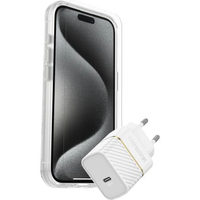 OtterBox Protection + Power Kit iPhone 15 Pro (White Type – C)