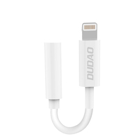 DUDAO Adapter USB Lightning - Jack 3.5mm Bialy _20200226113316 0,1 m Biały