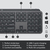 Logitech MX Keys combo for Business Gen 2 keyboard Mouse included RF Wireless + Bluetooth QWERTZ Swiss Graphite