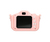 Extralink Cámara Kids Camera H28 Dual Rosa 1080P 30fps, pantalla 2.0"