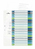 Durable 679727 intercalaire de classement Onglet avec index vierge Polypropylène (PP) Multicolore
