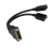 PNY QSP-DMS59DP adapter kablowy DMS 2 x DisplayPort Czarny