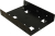 Inter-Tech 88885232 beépítő keret 2x 2,5" Foglalat panel Fekete