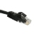 C2G Cat6 Snagless CrossOver UTP Patch Cable Black 1m câble de réseau Noir
