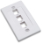 Intellinet 163309 placa de pared y cubierta de interruptor Blanco