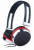 Gembird MHP-903 słuchawki/zestaw słuchawkowy Przewodowa Opaska na głowę Muzyka Czarny, Czerwony, Stal nierdzewna