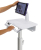 Ergotron StyleView Tablet Cart, SV10 Aluminium, White Multimedia cart