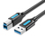 Vention COOBI USB kábel 3 M USB 3.2 Gen 1 (3.1 Gen 1) USB A USB B Fekete