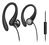 Philips TAA1105BK/00 słuchawki/zestaw słuchawkowy Przewodowa Nauszny, Douszny Sport Czarny