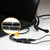 StarTech.com Adaptador de Auriculares con Micrófono Mini-Jack 3,5mm 4 pines a Conectores Separados de Auriculares y de Micrófono - M a 2xH