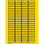 Brady 101806 self-adhesive label Rectangle Yellow 2000 pc(s)