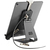 StarTech.com Sichere Tablet-Halterung mit K-Slot-Kabelschloss - iPad Ständer für 7,9 -13 Zoll Tablets mit Diebstahlsicherung- Universell verstellbarer Tablet Tischständer - Absc...