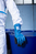 Wonder Grip WG-758L Workshop gloves Black, Blue Nitrile foam, Polyester, Spandex 12 pc(s)