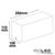 Drawing - Wall light BOX-2 IP54 :: E27 :: white