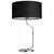 chrome color/stainless steel lampshade (linen) 1*60W E27