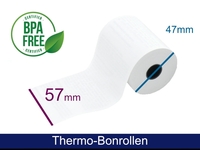 Thermo-Bon-Role - 57 47 12 (W/D(max.)/C), with Debit-Text, 25m, 48g