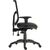 RS PRO Drehstuhl auf Rädern Gewebe Schwarz, höhenverstellbar 52 → 64cm bis 150kg mit verstellbarer Rückenlehne