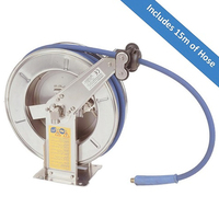 VX Series Stainless Steel 15 Metre Retractable Hose Reel