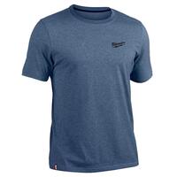 Milwaukee Hybrid Work T-Shirt Size XXL - Blue