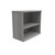 Polaris Bookcase 1 Shelf 800x400x730mm Alaskan Grey Oak KF821136