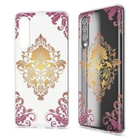 NALIA Case compatible with Huawei P30, Motif Design Ultra-Thin Silicone Pattern Cover Phone Protector Skin, Slim Fit Shockproof Gel Bumper Protective Anti-Choc Backcover Royal O...
