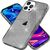 NALIA Clear Glitter Cover compatible with iPhone 13 Pro Case, Translucide Non-Yellowing Sparkly Integrated Diamond Sequins, Slim Protective Shiny Bling Bumper Silicone Coverage ...