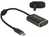 Adapter USB Type-C™ Stecker an HDMI Buchse (DP Alt Mode) 4K 60 Hz mit PD Funktion, Delock® [62988]