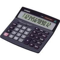 Calcolatrice da Tavolo DH-12BK Casio (Nero)