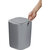 Cubo de basura con sensor MORANDI, capacidad 12 l, manejo sin manos, gris.
