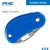 Pacific Handy Cutter® klappbares Sicherheitsmesser, POCKET SAFETY CUTTER, 1 Stück, Blaues Cuttermesser inkl. automatischem Klingenrückzug und Öse