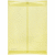 Dokumentenmappe A4 hoch PP Klettverschluss gelb transparent