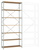 Breitfach-Steckregal Grundregal mit 7 Holzverbundböden, HxBxT = 3000 x 1280 x 600 mm | RPK1628.7035