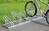 Fahrradparker Hoch/Tief einseitig, verzinkt L 700 mm, 2 Plätze