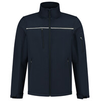 Tricorp softshell jas luxe - Rewear - inkt blauw - maat 5XL