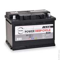 Batterie(s) Batterie traction NX Power Deep Cycle 12V 80Ah Auto