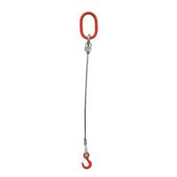 Wire rope slings - Single leg sling 13mm dia. rope