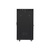 Lanberg FF01-8027-12BL 19" 27U SZÉL:800 MÉLY:1000 MAG:1431 lapraszerelt üvegajtós fekete rack szekrény