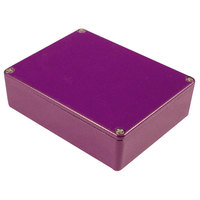 Hammond 1590BBPR Aluminium 'Stomp Box' Enclosure Purple (119 x 94 x 34mm)