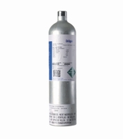 Test gas in disposable bottles Type Standard control valve 0.5 l per min