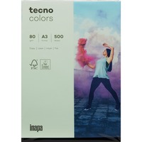Kopierpapier tecno® colors, DIN A3, 80 g/m², Pack: 500 Blatt, hellgrün