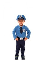 Disfraz de Policía Local para bebé 6-12M