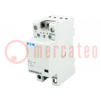 Contattori: 4-poli per installazioni; 25A; 230VAC; NC + NO x3