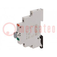 Module: pushbutton switch; 250VAC; 16A; for DIN rail mounting