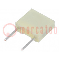 Capacitor: polyester; 2.2nF; 200VAC; 400VDC; 5mm; ±5%; -55÷105°C
