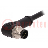 Plug; M12; PIN: 8; male; A code-DeviceNet / CANopen; IP67; 30V; 2A