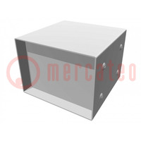Enclosure: with panel; 1458; X: 102mm; Y: 102mm; Z: 76mm; steel sheet
