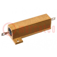 Resistor: wire-wound; with heatsink; screw; 820Ω; 50W; ±5%