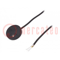 Lettore RFID; 6,5÷30V; ISO/IEC14443-3-A; 1-wire; Portata: 40mm