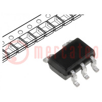 Diode: TVS array; 6.2V; 0.1W; unidirectional,common anode; SOT553